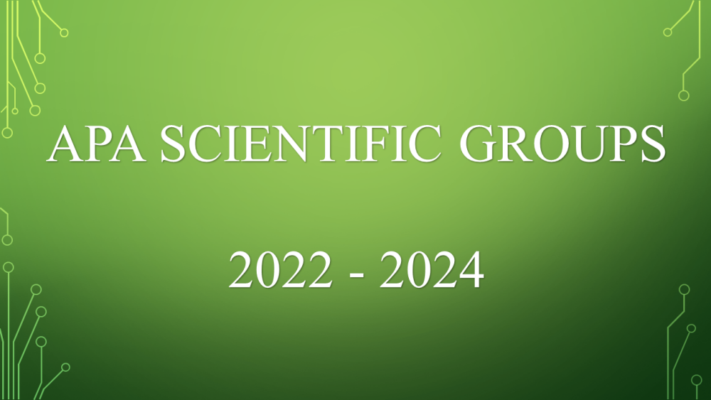 2022-2024 Scientific Groups