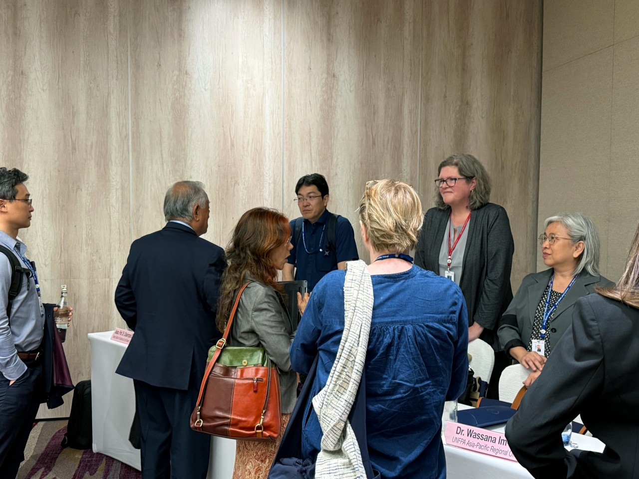 Participants attending the session