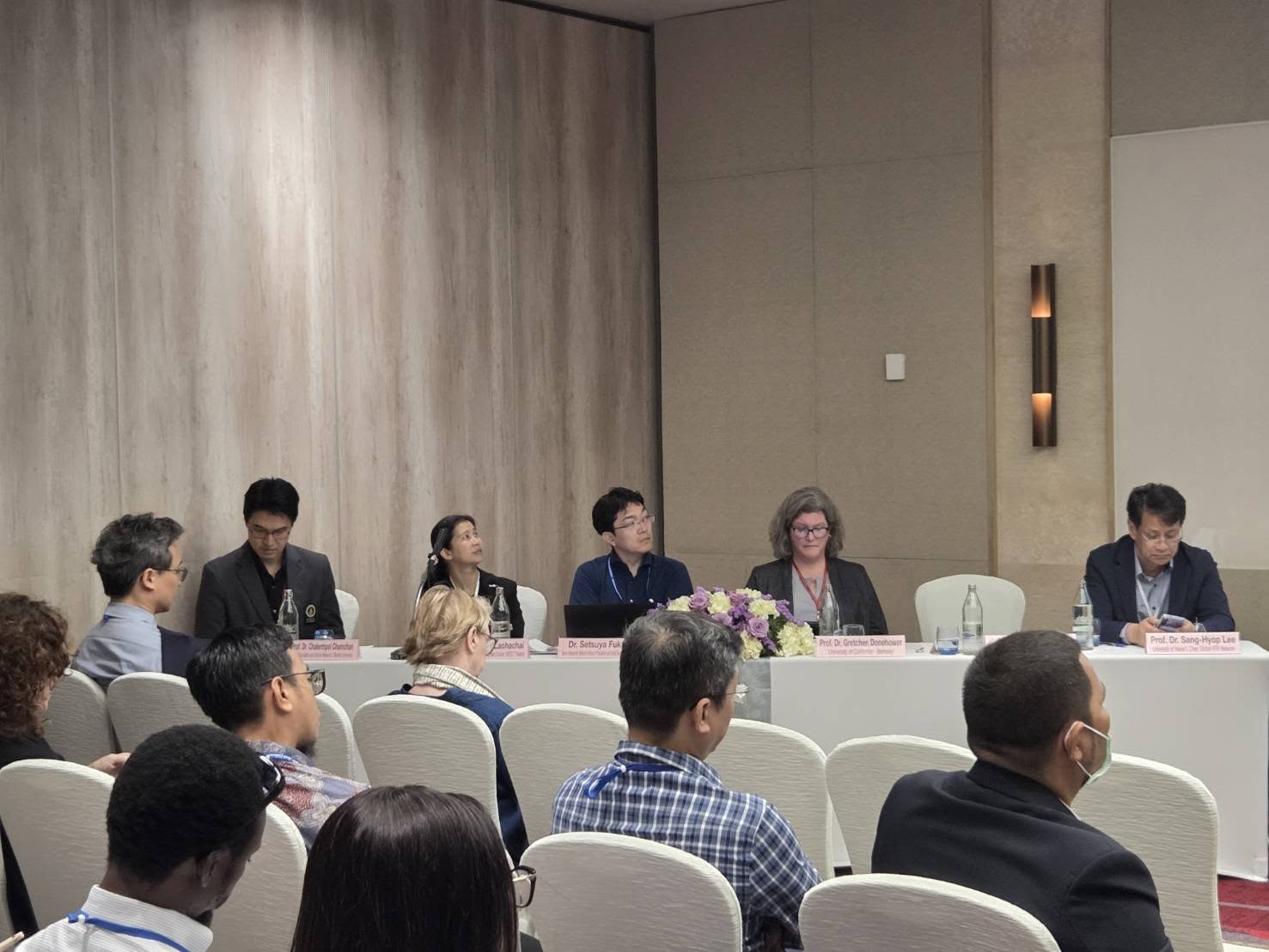 Full panel discussion view